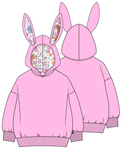 Rock Your Baby DITSY BUNNY HOP ALONG HOODIE