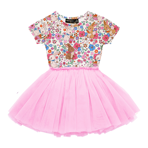 Rock Your DITSY BUNNY SHORT SLEEVE CIRCUS DRESS