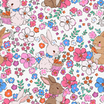 Rock Your Baby DITSY BUNNY LONG SLEEVE CIRCUS DRESS