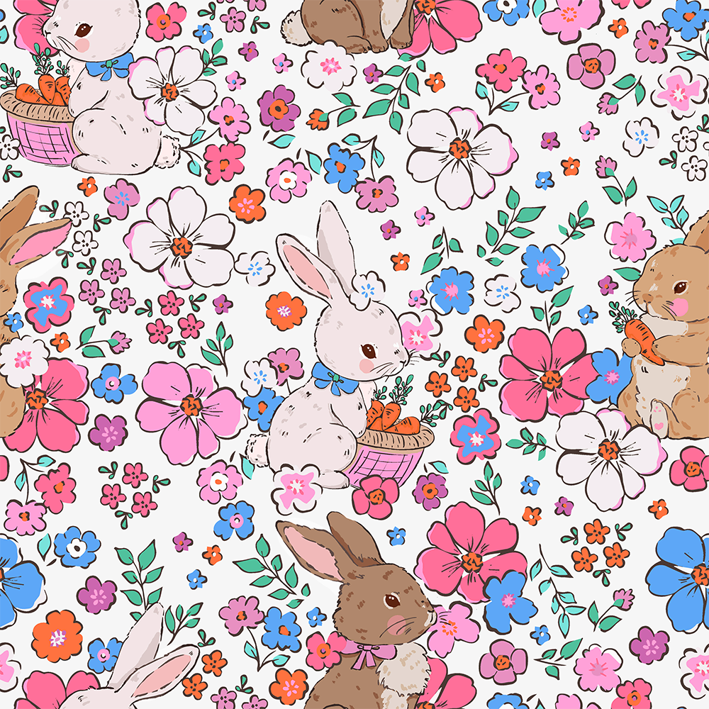 Rock Your Baby DITSY BUNNY HOP ALONG HOODIE