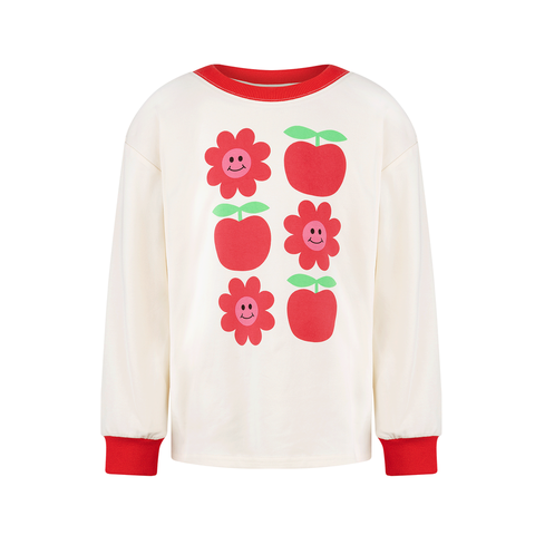 Rock Your Baby RED APPLES LONG SLEEVE T-SHIRT