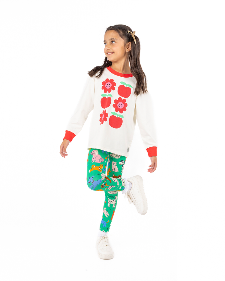 Rock Your Baby RED APPLES LONG SLEEVE T-SHIRT