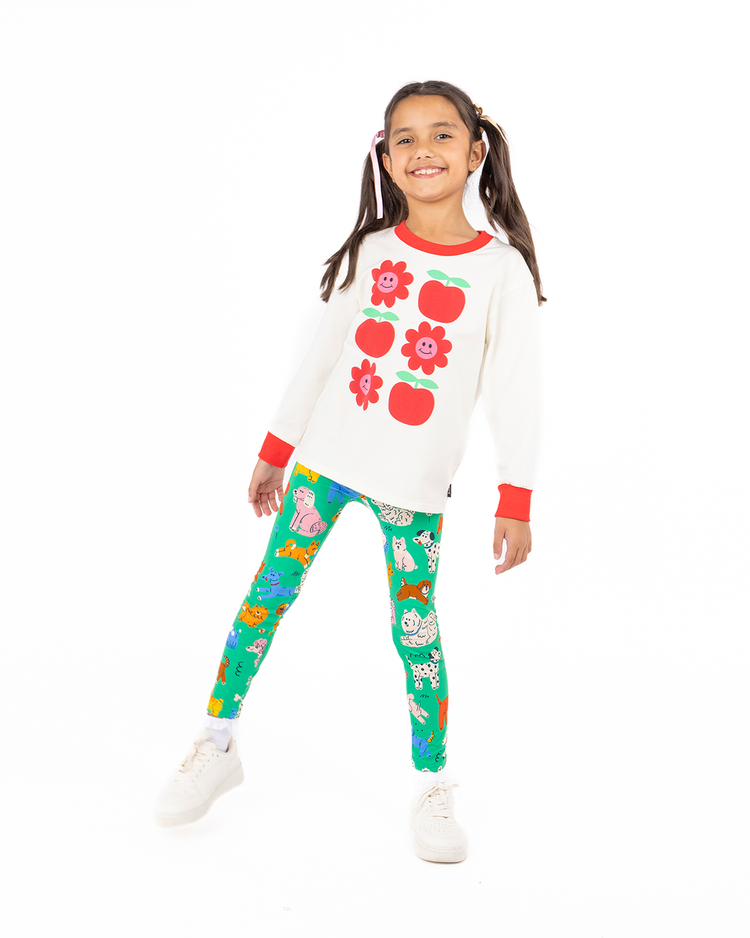 Rock Your Baby RED APPLES LONG SLEEVE T-SHIRT