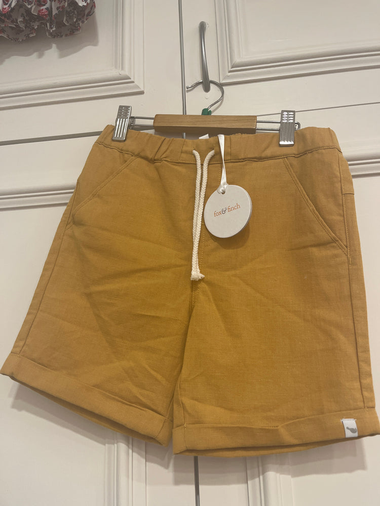Fox & Finch Boys Rahh Woven Short - Yellow