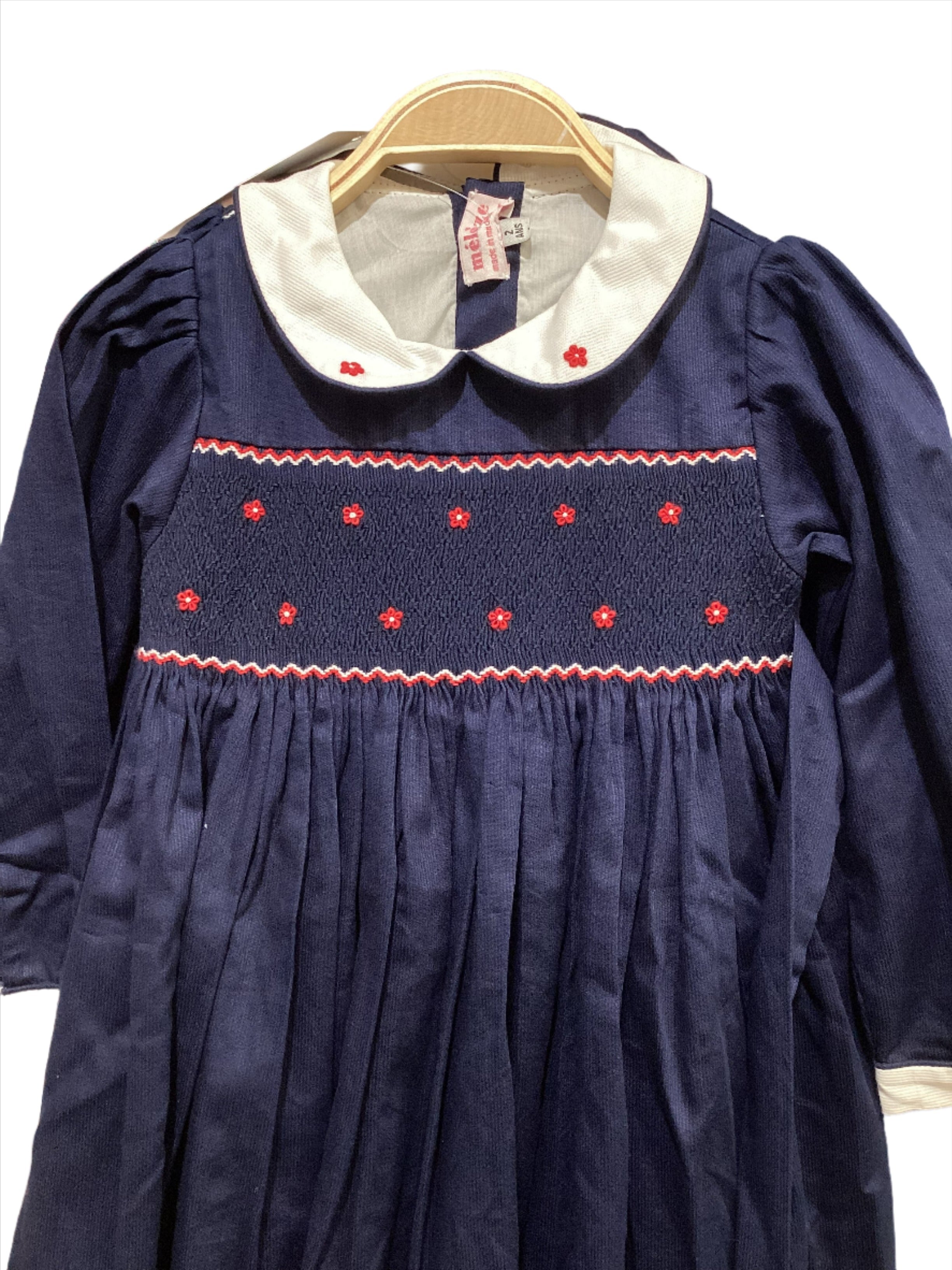 Meleze Hand Smock Dress - Watermelon Ruffle