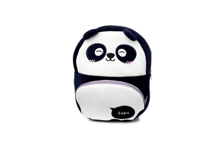 Korimco Adoramals 30cm Panda Backpack Kids Child Toddler Travel School Animal Plush Bag