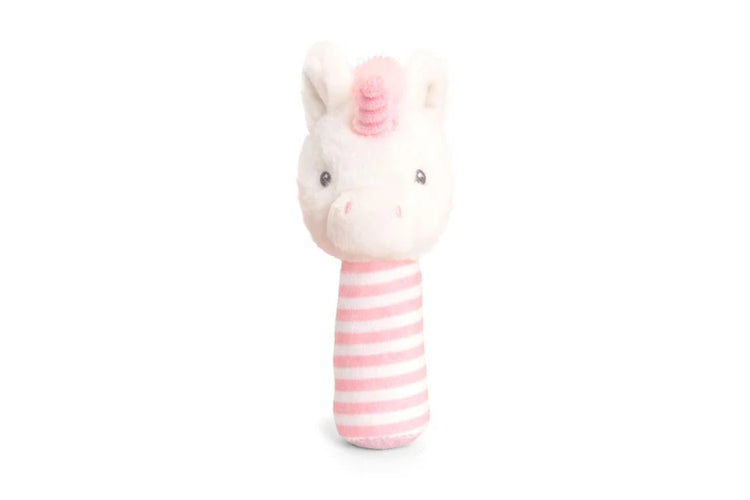 Keel Toys BABY UNICORN STICK RATTLE