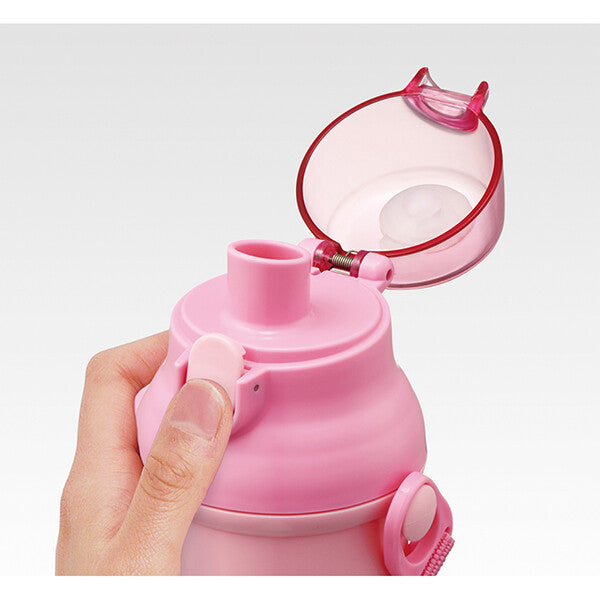 Skater One-Touch Transparent Bottle 480ml Antibacterial- Unicorn