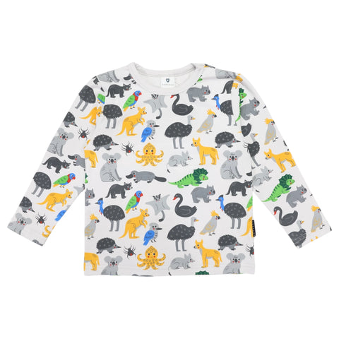 Korango Australian Animal Tee Grey