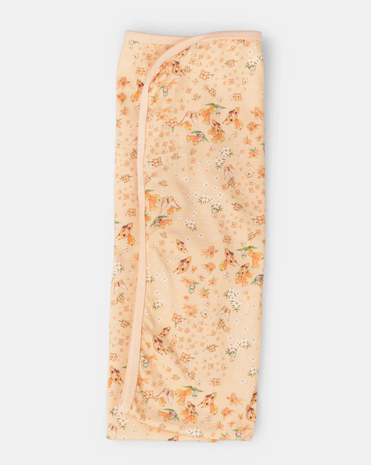 May Gibbs x Walnut May Gibbs Billy Blanket - Peach Floral