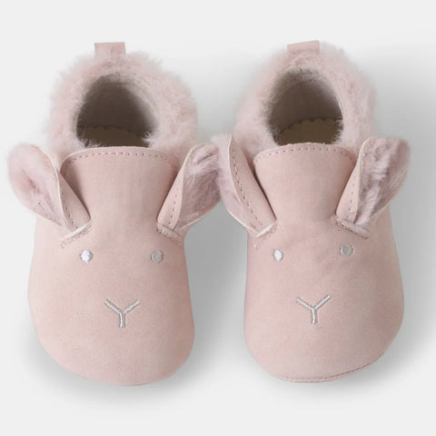Walnut Bunny Bootie - Pink