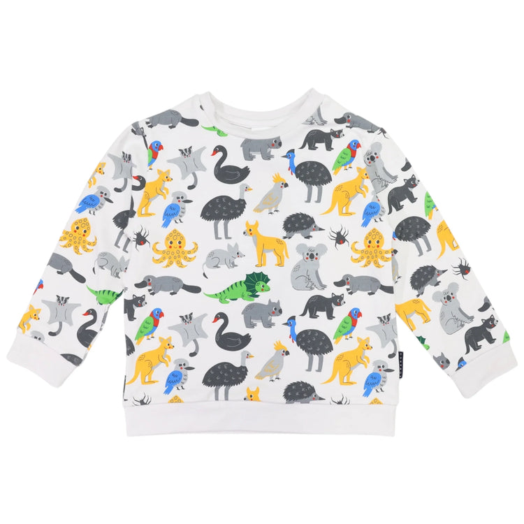 Korango Australian Animals Pyjamas Grey