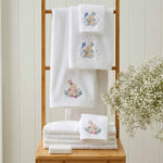 Jiggle&Giggle Pink Bunny Bath Towel & Face Washer in Organza Bag