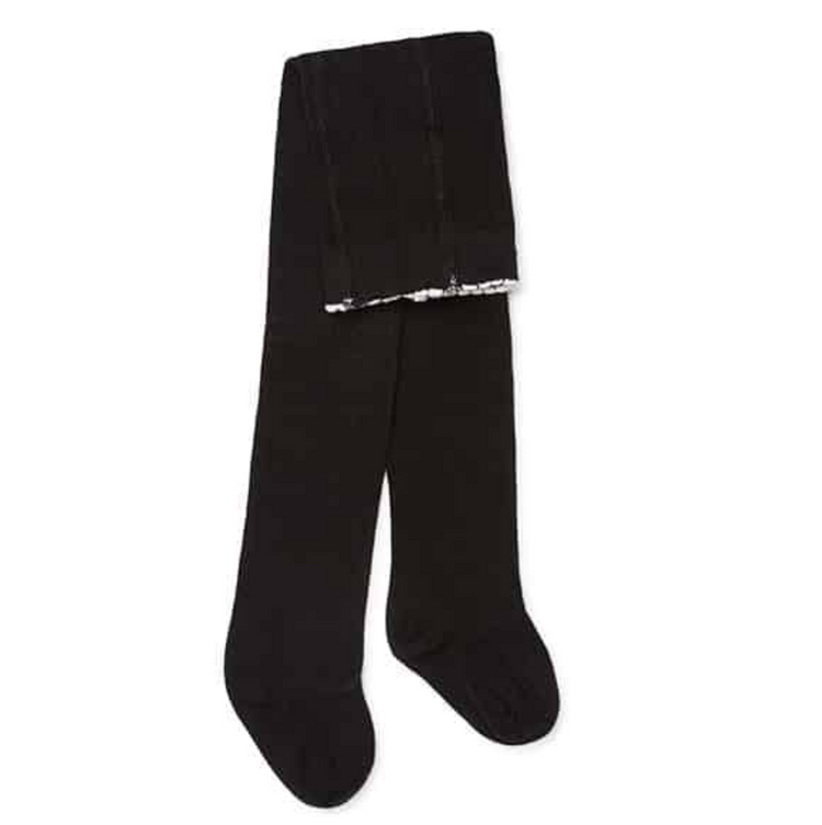 Marquise Black Knitted Tights