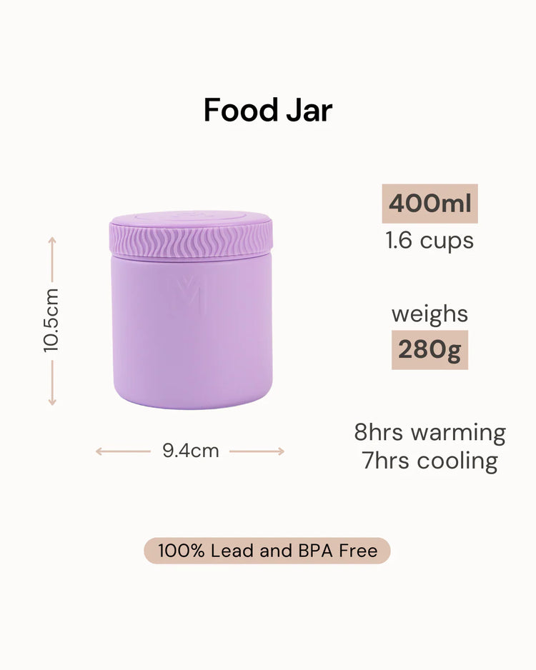 MontiiCo Insulated Food Jar - Lilac