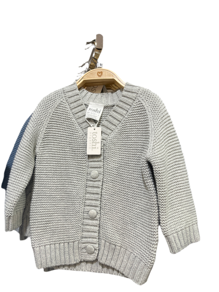 Toshi Organic Cardigan Andy DOVE