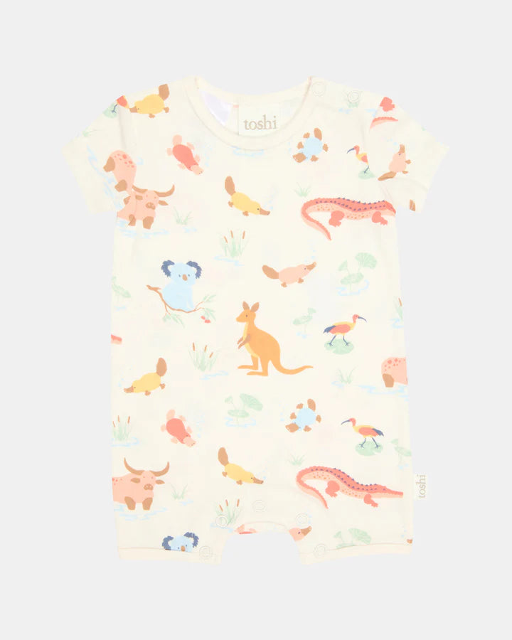 Toshi Onesie S/S Banjo /Kakadu Dawn