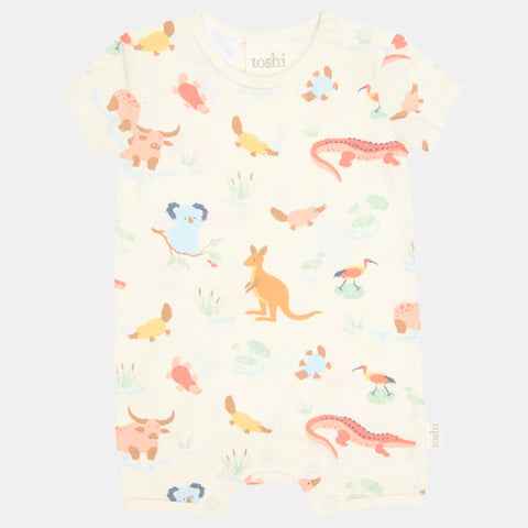 Toshi Onesie S/S Banjo /Kakadu Dawn