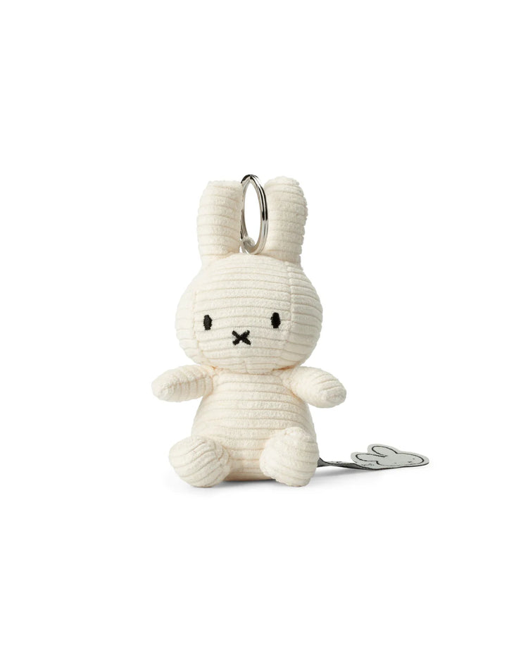 Miffy Keychain ECO Corduroy Off White 10cm