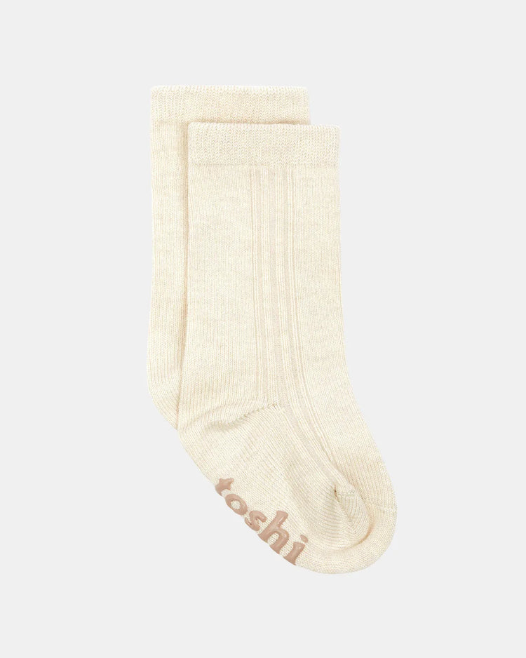 TOSHI Organic Socks Knee Dreamtime Feather (3M-4Y)