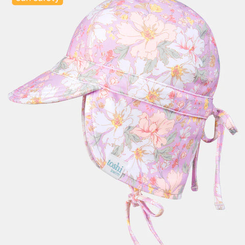 Toshi Swim Baby Flap Cap Classic/Dahlia
