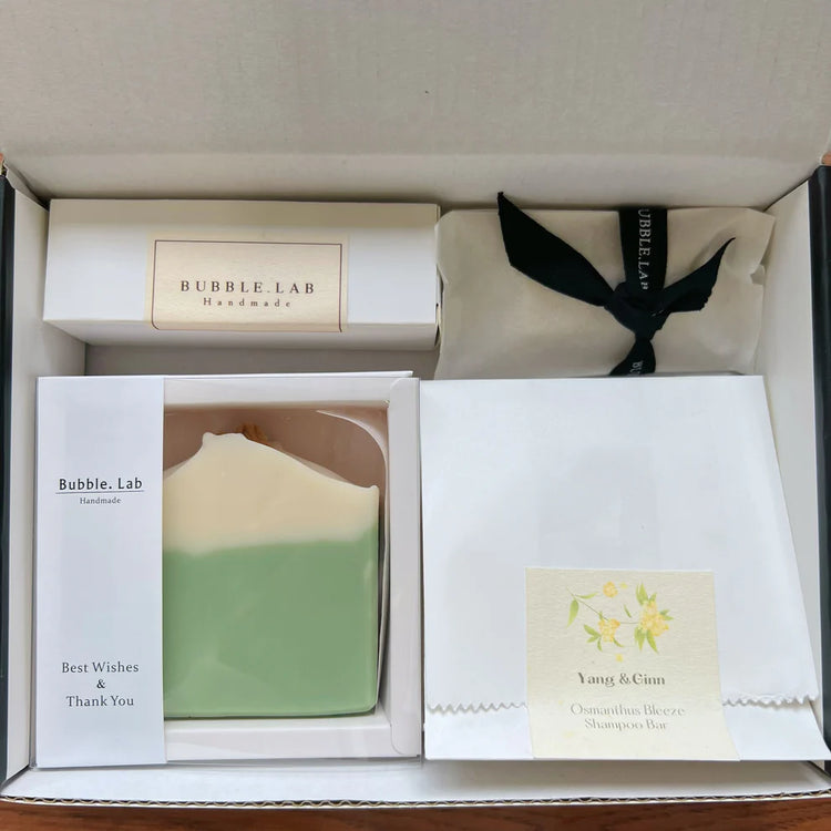 BUBBLE.LAB Jasmine Tea Cold Process Handmade Soap
