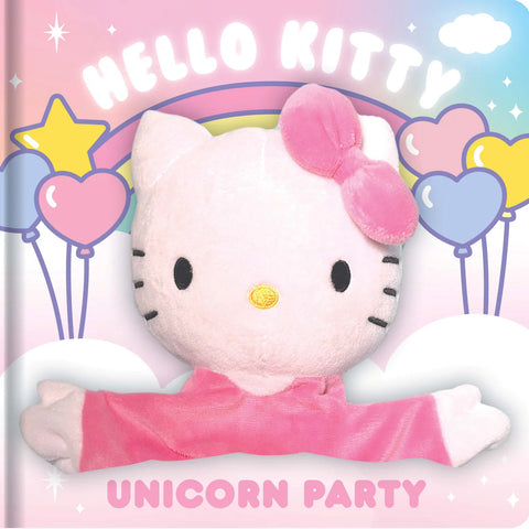 Hello Kitty - Hand Puppet Book - Unicorn Party