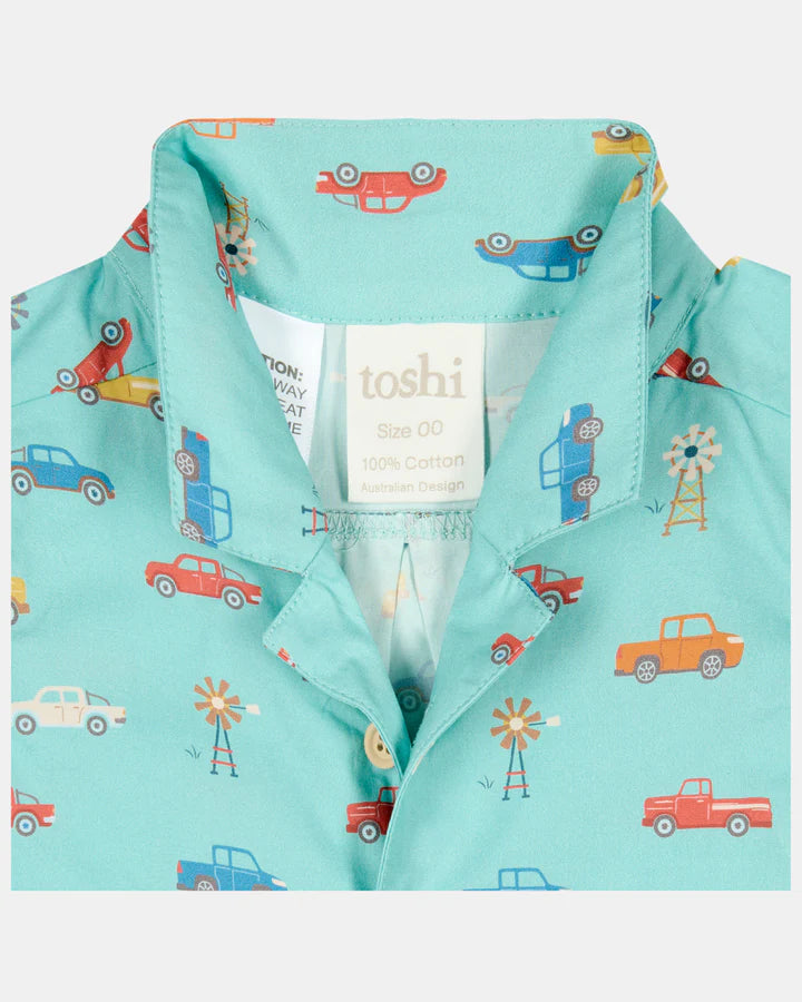 Toshi Shirt Banjo /Utes Teal