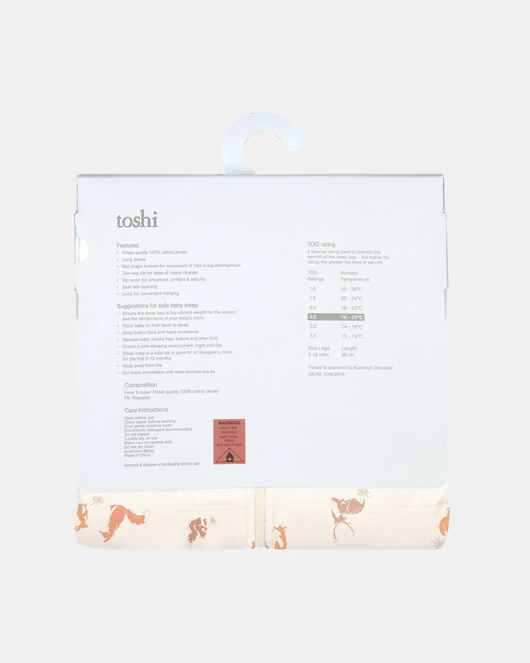 Toshi Baby Sleep Bag Classic Cocoon 2.5 TOG- 9-18months