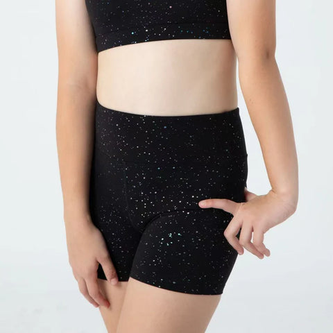 Lesimo Girls MellowTouch Bike Shorts - Mystic Glimmer