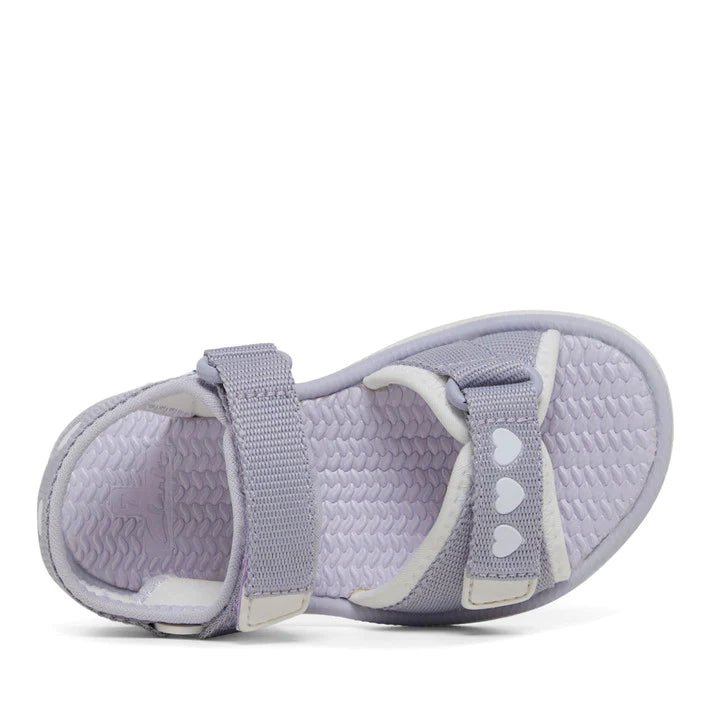 CLARKS FERN IN LAVENDER/WHITE (SIZE AU 5-1)