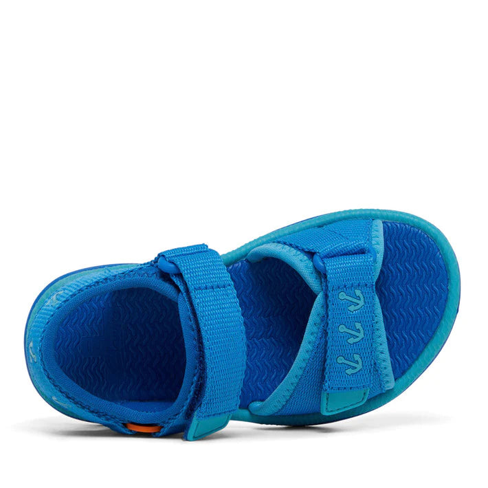 CLARKS FINN IN BLUE/AQUA (SIZE AU 5-1)