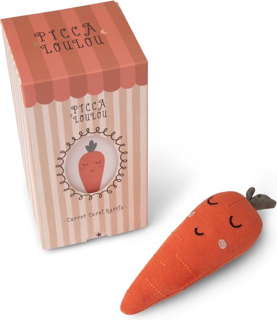 Picca Loulou Carrot Carol Orange in box (12cm)