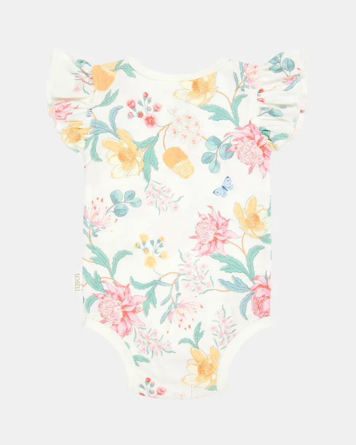 Toshi Onesie S/S Matilda /Waratah Dawn