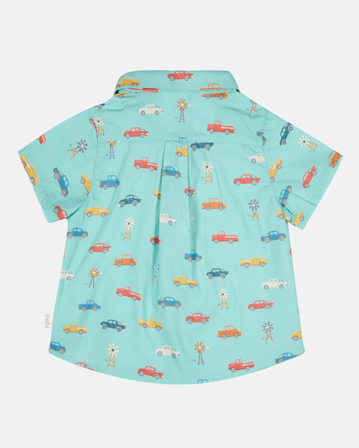 Toshi Shirt Banjo /Utes Teal