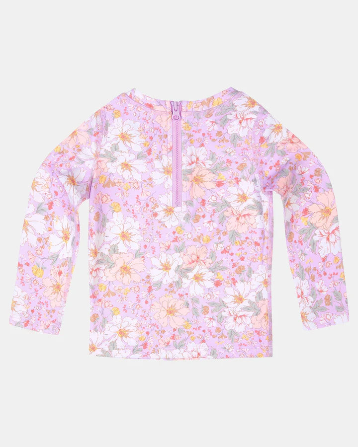 Toshi Swim Baby Rashie L/S Classic - Current /Dahlia