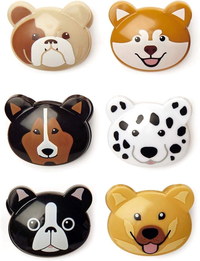 Kikkerland Doggie Bag Clips (Set of 6)
