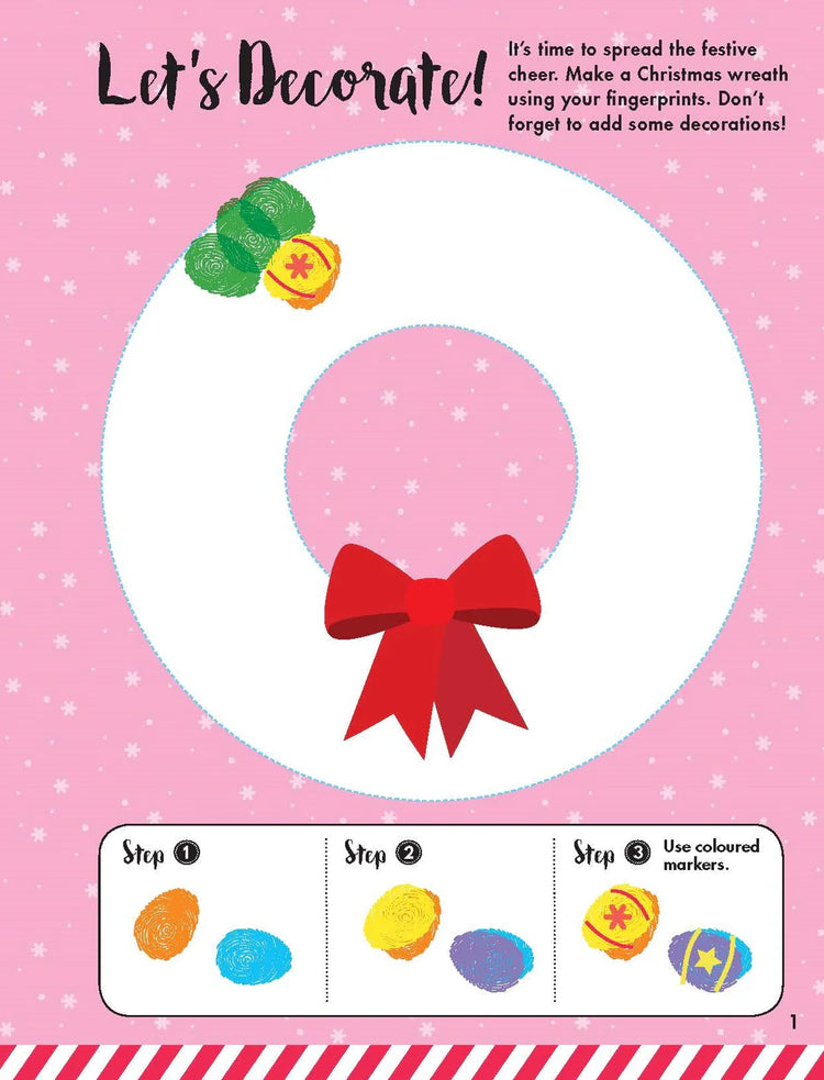 Finger Print Art - Christmas