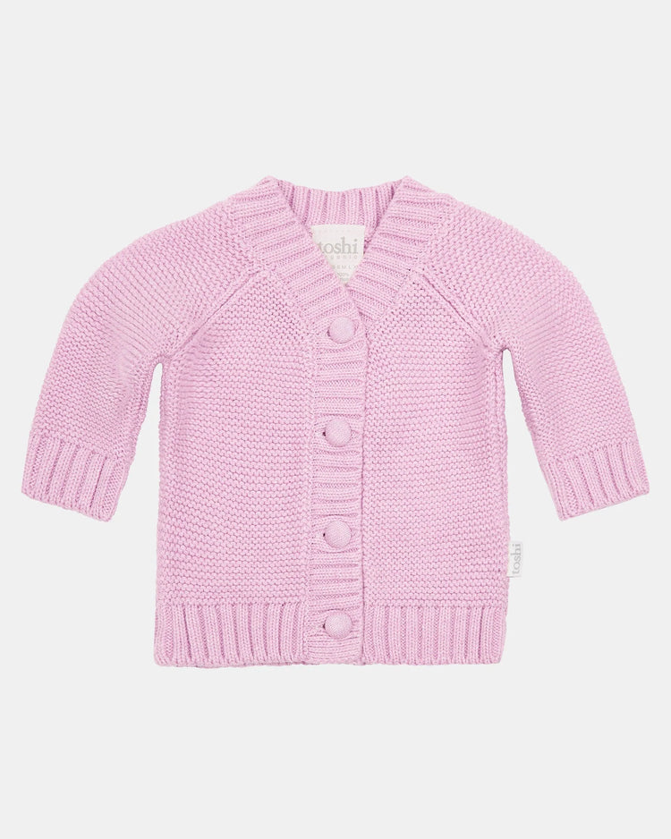 Toshi Organic Cardigan Andy Lavender
