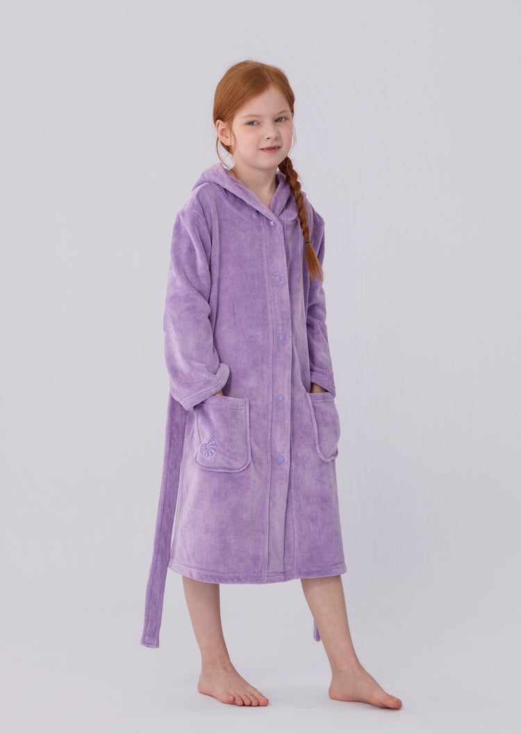 Seasnail Bathrobe-Lavender