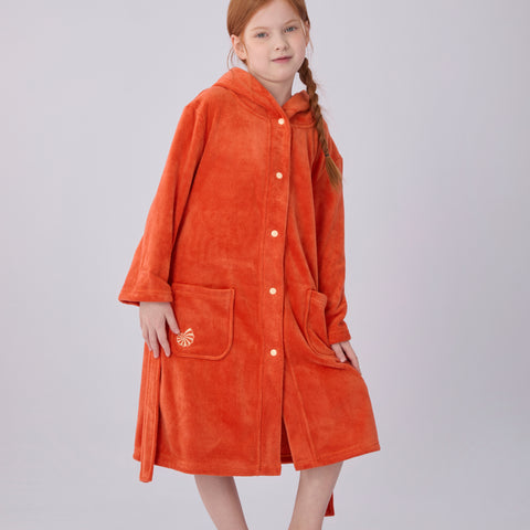 Seasnail Bathrobe- Vermilion