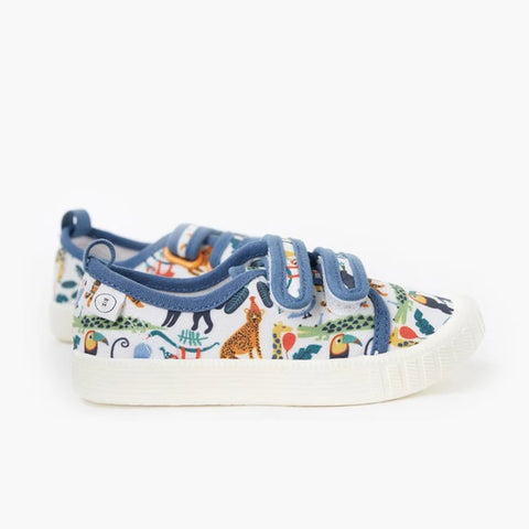 Walnut Poppies ben canvas jungle