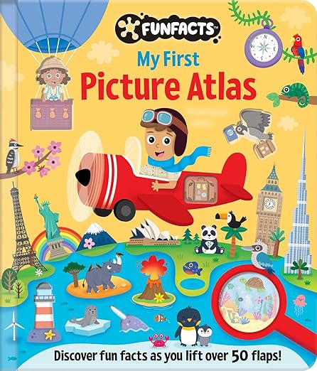 FunFacts - Lift the Flap Board Book -My First Picture Atlas