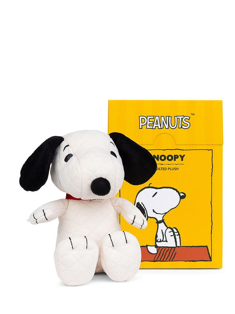 Snoopy Quilted Jersey Cream in giftbox - 17 cm - 7"