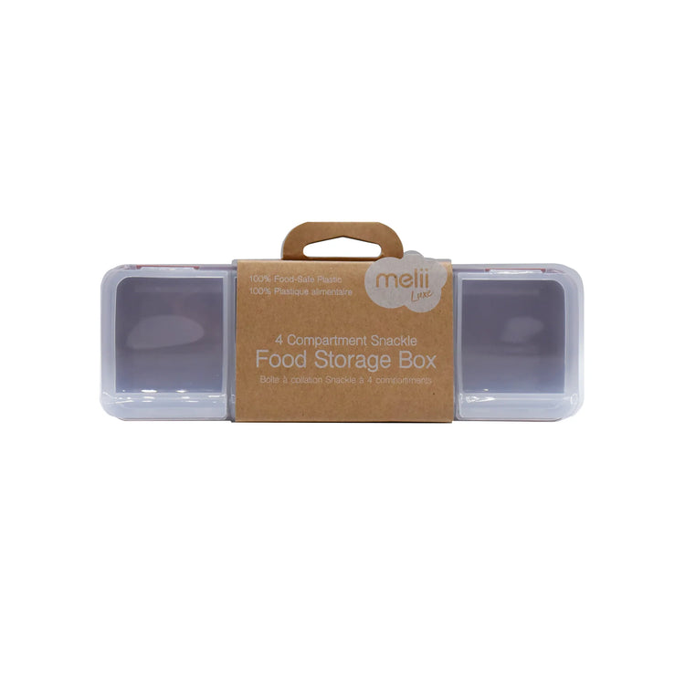 Melii LUXE 4 COMPARTMENT SNACKLE BOX -Pink