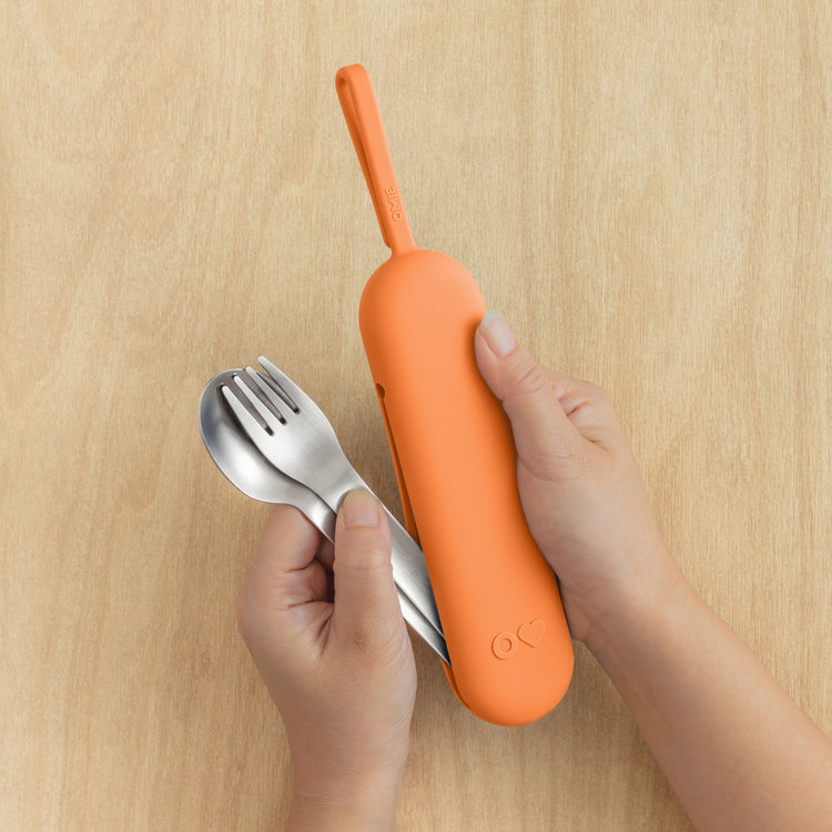 OMIE OMIEBOX UP STAINLESS STEEL 3 PIECE UTENSIL SET- Sunny