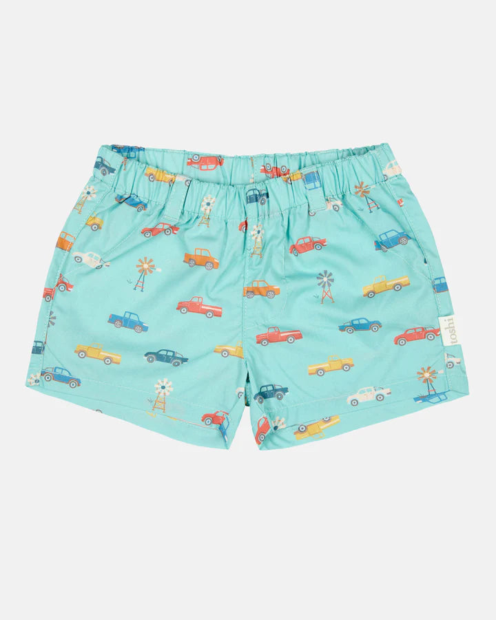 Toshi Baby Shorts Banjo /Utes Teal