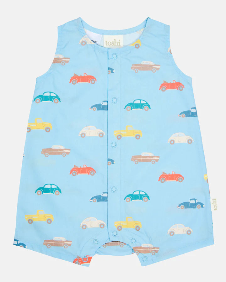 Toshi Romper Banjo /Fast Lane Cyan