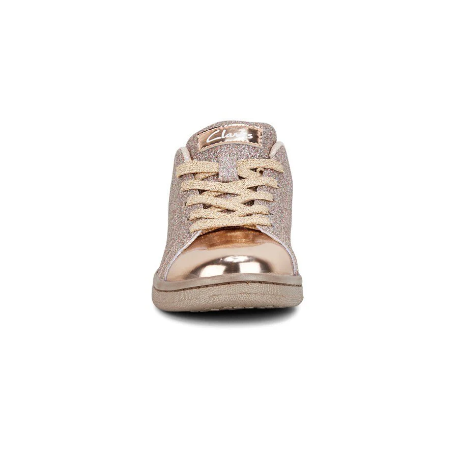 Clarks rose gold sneakers best sale