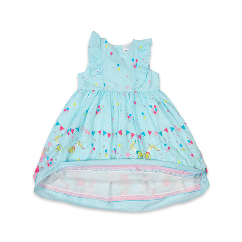 KorangoCircus Frill Dress-Blue